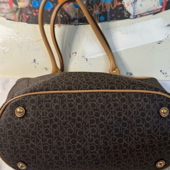 Calvin Klein Brown and Tan Tote Bag - Picture 3 of 4
